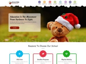 Free Junior Kids WordPress Theme
