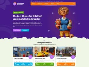 Free Kindergarten Elementor WordPress Theme