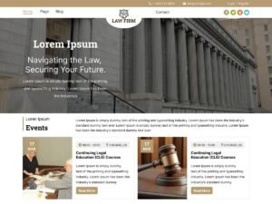 Free Law Justice WordPress Theme