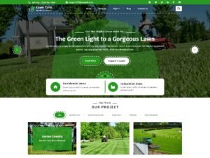 Free Lawn Care WordPress Theme