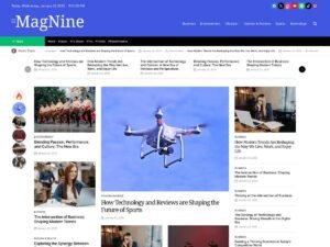 Free MagNine WordPress Theme