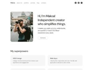 Free Makoa WordPress Theme