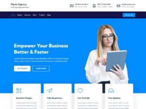 Free Mavix Agency WordPress Theme