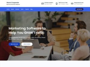 Free Mavix Corporate WordPress Theme