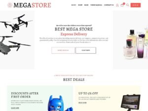 Free MegaStore WDA WordPress Theme