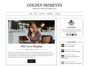 Free Minimalistblog Stories WordPress Theme