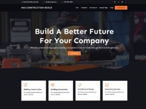 Free NAS Construction Build WordPress Theme