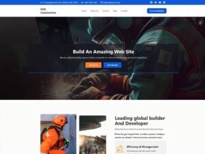 Free NAS Construction Lite WordPress Theme
