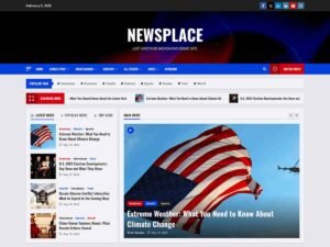 Free NewsPlace WordPress Theme
