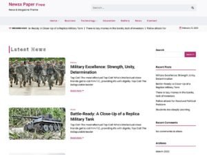 Free Newsx Paper free WordPress Theme