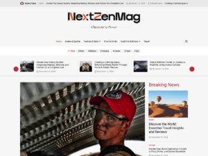 Free NextZenMag WordPress Theme