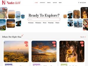 Free Note Blog WordPress Theme