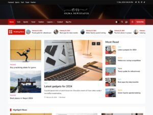 Free Ogma Newspaper WordPress Theme