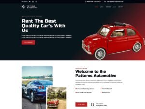 Free Patterns Automotive WordPress Theme