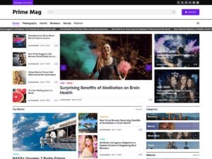 Free Prime Mag WordPress Theme