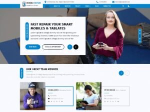 Free Repair Shop WordPress Theme