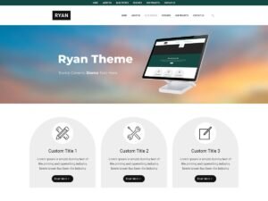 Free Ryan iMagazine WordPress Theme