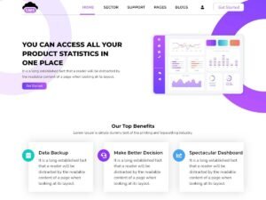 Free SAAS Company WordPress Theme