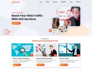 Free SEO Consultant WordPress Theme