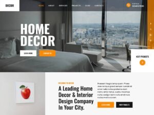 Free SKT Decoration WordPress Theme