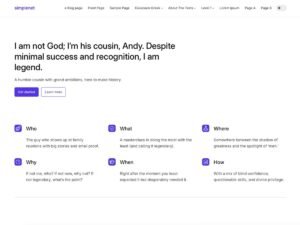 Free Simplenet WordPress Theme