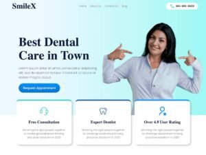 Free SmileX WordPress Theme