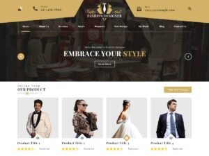 Free Stylish Fashion Designer WordPress Theme