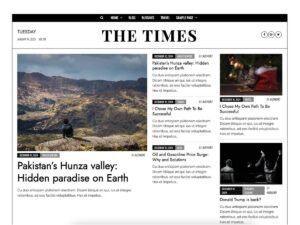 Free Times News Magazine Blog WordPress Theme