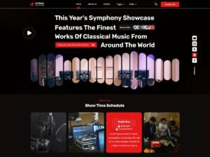 Free VW Radio Station WordPress Theme