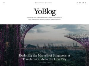 Free YoBlog WordPress Theme