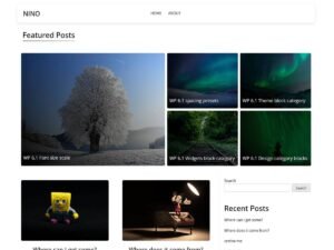 Free nino WordPress Theme