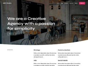 Free ABC Studio WordPress Theme