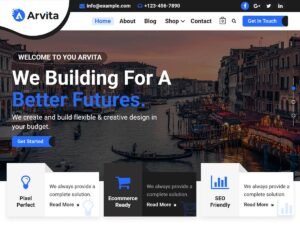 Free Arvita WordPress Theme