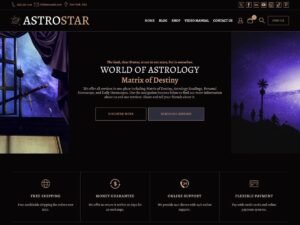Free AstroStar WordPress Theme