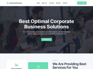 Free Blockskit Corporate Services WordPress Theme