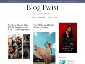 Free BlogTwist WordPress Theme