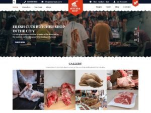 Free Butcher Meatshop WordPress Theme