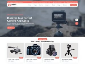 Free Camera Rental WordPress Theme