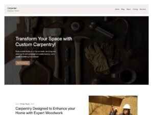 Free Carpenter Master WordPress Theme