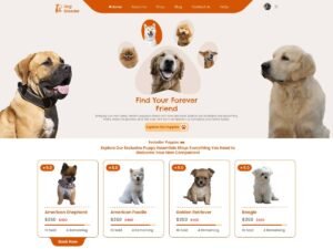 Free Classic Dog Breeder WordPress Theme