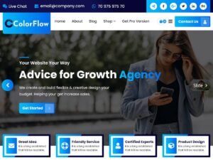 Free ColorFlow WordPress Theme