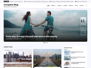 Free Complete Blog WordPress Theme
