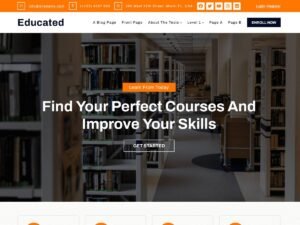 Free Educated WordPress Theme
