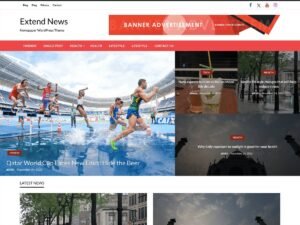 Free Extend Newspaper WordPress Theme