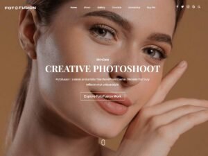 Free Fotofusion WordPress Theme