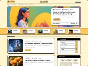 Free Glamer WordPress Theme