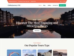 Free GlobeJourney FSE WordPress Theme