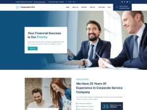 Free Gutenify Corporation WordPress Theme