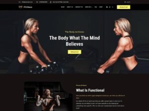 Free Gutenify Fitness Club WordPress Theme