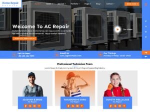Free Home Repair Service WordPress Theme